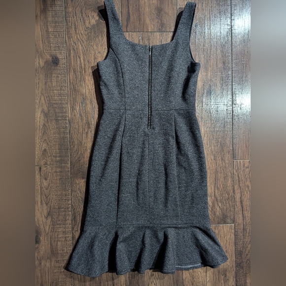 The Limited Women's Charcoal Gray Knee Length Mermaid Sheath Dress Sz 2 Classic - Picture 10 of 15